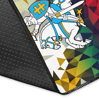 Lithuania Area Rug Polygonal Template Style LT6 - Wonder Print Shop