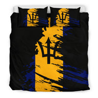Barbados Bedding Set Flag Painting - Wonder Print Shop