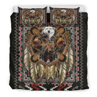 Bears Totem Native American Bedding Set LT10 - Wonder Print Shop