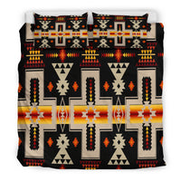 Black Tribe Design Native American Bedding Set LT10 - Wonder Print Shop