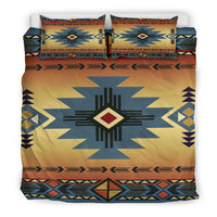 Southwest Blue Symbol Native American Bedding Set LT10 - Wonder Print Shop