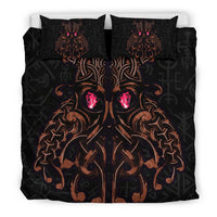 Viking Bedding Set, Odin God Furthark Tattoo Special RLT12 - Wonder Print Shop
