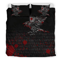 Viking Bedding Set The Raven Of Odin Rune Blood RLT12 - Wonder Print Shop