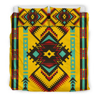 Native American Abstract Geometric Ornament Bedding Set LT10 - Wonder Print Shop