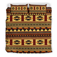 Brown Ethnic Pattern Native American Bedding Set LT10 - Wonder Print Shop
