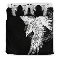 Viking Bedding Set Mystical Raven Tattoo Special RLT12 - Wonder Print Shop