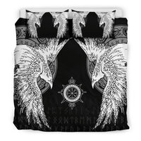 Viking Bedding Set Mystical Raven Tattoo Special RLT12 - Wonder Print Shop