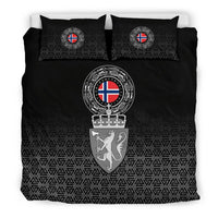 Viking Bedding Set Norway Coat Of Arms RLT12 - Wonder Print Shop