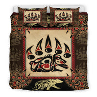 Symbol Bear Native American Bedding Set LT10 - Wonder Print Shop