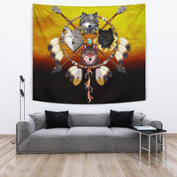 Wolves Warriors Native American Pride 3D Tapestry LT10 - Wonder Print Shop