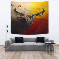 Bison Medicine Wheels Native American Tapestry LT10 - Wonder Print Shop