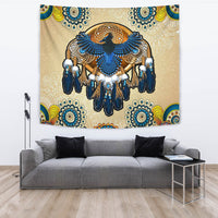 Blue Thunderbird Native American Tapestry LT10 - Wonder Print Shop