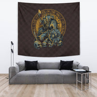 Viking Tapestry Warrior Viking Shield Skull RLT12 - Wonder Print Shop
