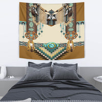 Brown Pattern Breastplate Native American Tapestry LT10 - Wonder Print Shop