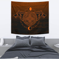 Viking Tapestry, Skoll and Hati Orange RLT12 - Wonder Print Shop