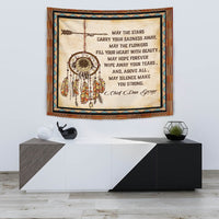 May The Stars Carry Your Sadness Away Native American Tapestry LT10 - Wonder Print Shop
