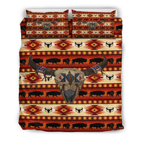 Bison Head Native American Bedding Set LT10 - Wonder Print Shop
