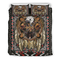 Bears Totem Native American Bedding Set LT10 - Wonder Print Shop