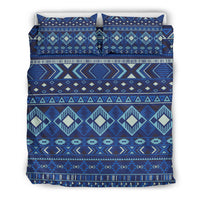 Navy Pattern Native American Bedding Set LT10 - Wonder Print Shop