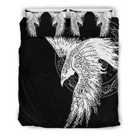 Viking Bedding Set Mystical Raven Tattoo Special RLT12 - Wonder Print Shop