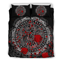Viking Bedding Set Raven Celtic Tattoo Blood RLT12 - Wonder Print Shop
