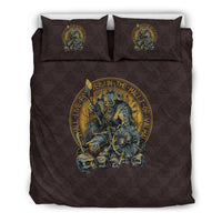 Viking Bedding Set Warrior Viking Shield Skull RLT12 - Wonder Print Shop