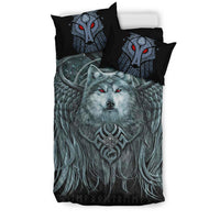 Viking Bedding Set, Spiral Wolf Spirit RLT12 - Wonder Print Shop