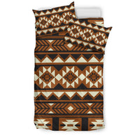 Brown Pattern Native American Bedding Set LT10 - Wonder Print Shop