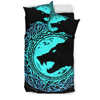 Viking Bedding Set Fenrir Norse Wolf RLT12 - Wonder Print Shop