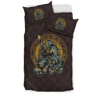 Viking Bedding Set Warrior Viking Shield Skull RLT12 - Wonder Print Shop