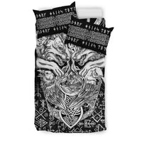 Viking Bedding Set Wolf and Raven Special RLT12 - Wonder Print Shop