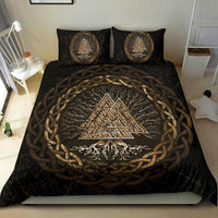 Viking Bedding Set, Celtic and Valknut and Tree Of Life Yggrdrasil RLT12 - Wonder Print Shop