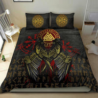 Viking Bedding Set Vikings Valknut and Ravens Tattoo RLT12 - Wonder Print Shop