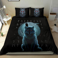 Viking Bedding Set, Fenrir Viking Wolf and Moon RLT12 - Wonder Print Shop