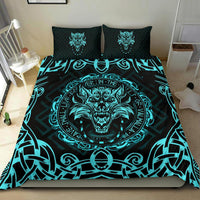 Viking Bedding Set Fenrir Viking Cyan 3D RLT12 - Wonder Print Shop