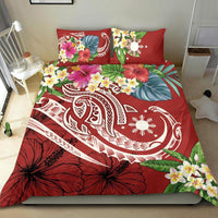 The Philippines Bedding Set - Summer Plumeria Red - Wonder Print Shop