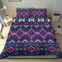 Native American Purple Tribe Pattern Bedding Set LT10 - Wonder Print Shop