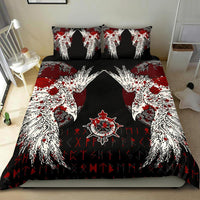 Viking Bedding Set Mystical Raven Tattoo Blood RLT12 - Wonder Print Shop
