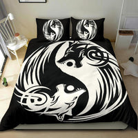 Viking Bedding Set Ying Yang Wolf RLT12 - Wonder Print Shop