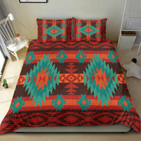 Native American Red Geometric Pattern Bedding Set LT10 - Wonder Print Shop