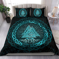 Viking Bedding Set, Celtic and Valknut and Tree Of Life Yggrdrasil RLT12 - Wonder Print Shop