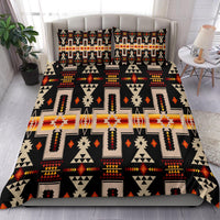 Black Tribe Design Native American Bedding Set LT10 - Wonder Print Shop