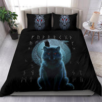 Viking Bedding Set, Fenrir Viking Wolf and Moon RLT12 - Wonder Print Shop