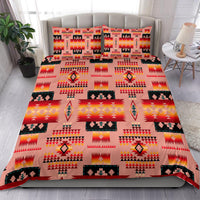 Tan Tribe Pattern Native American Bedding Set LT10 - Wonder Print Shop
