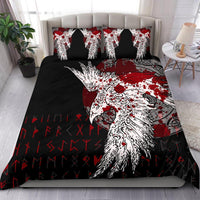 Viking Bedding Set Mystical Raven Tattoo Blood RLT12 - Wonder Print Shop