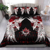 Viking Bedding Set Mystical Raven Tattoo Blood RLT12 - Wonder Print Shop
