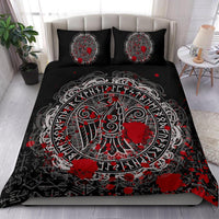 Viking Bedding Set Raven Celtic Tattoo Blood RLT12 - Wonder Print Shop