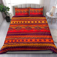 Native American Pattern Color Orange Bedding Set LT10 - Wonder Print Shop