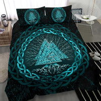 Viking Bedding Set, Celtic and Valknut and Tree Of Life Yggrdrasil RLT12 - Wonder Print Shop