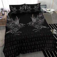 Viking Bedding Set Odin Huginn and Muninn Rune RLT12 - Wonder Print Shop
